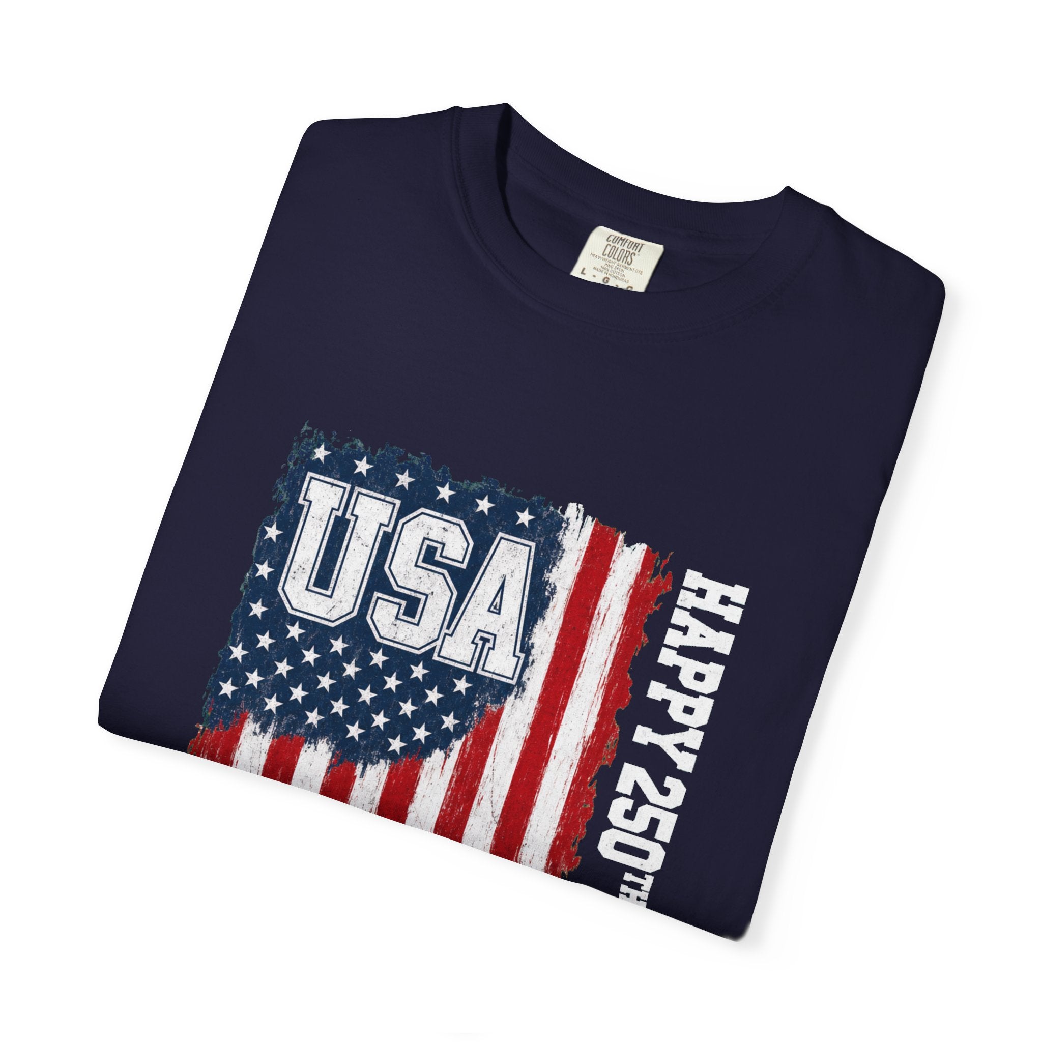 USA 250th Anniversary Distressed Flag Unisex T-Shirt