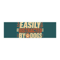 Funny Retro Dog-Lover Car Magnet: Vintage Paw Print