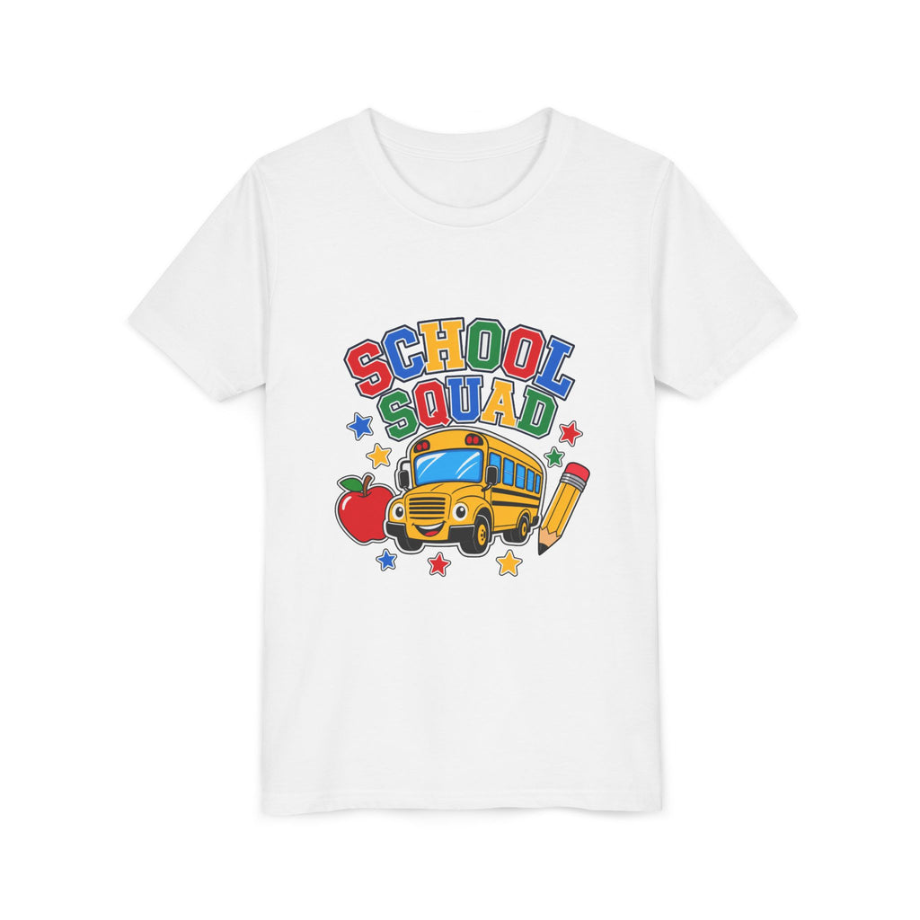 School Squad Shirt for Kids – Back to School Bus Youth Tee