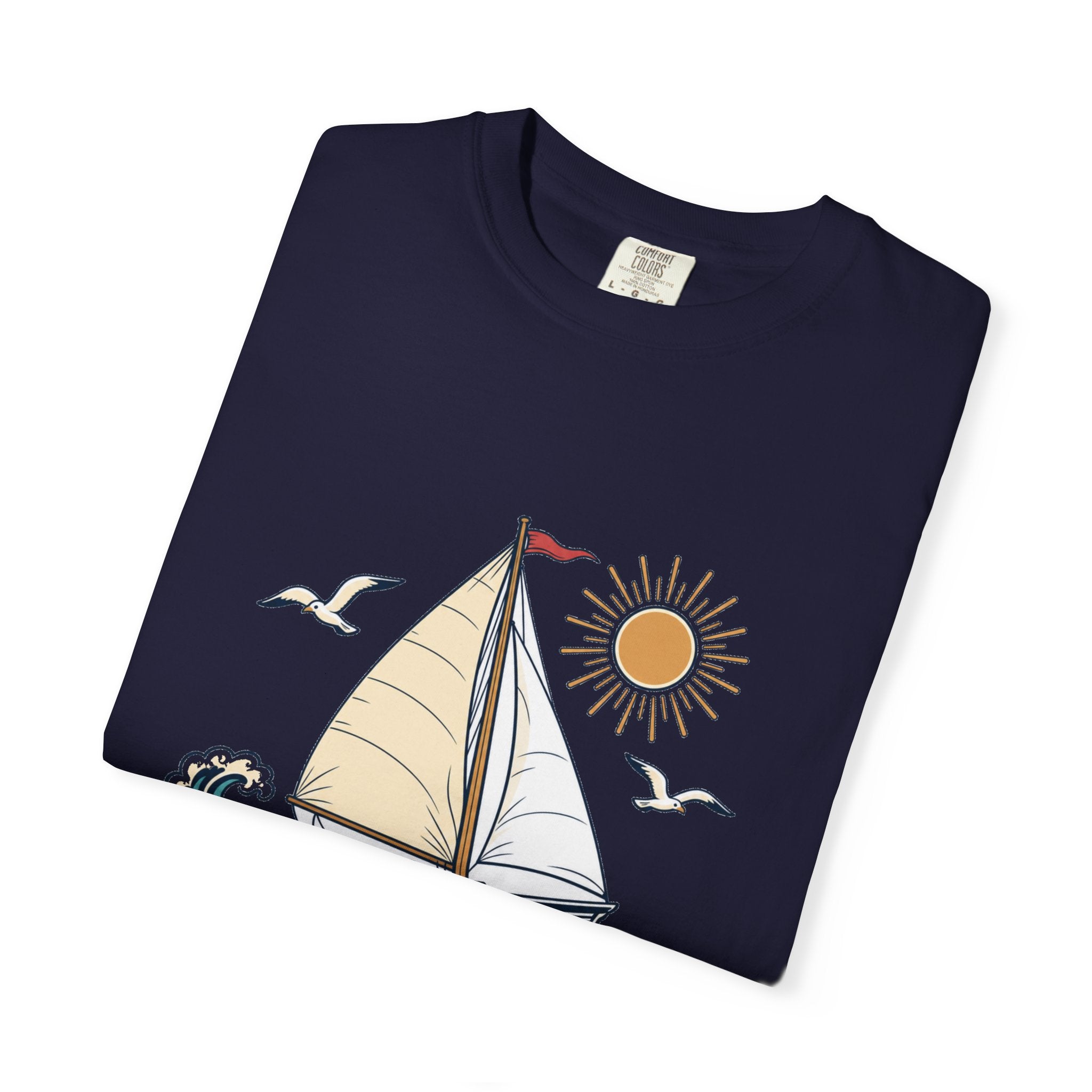 Vintage Nautical Sailboat Unisex Tee - Stay Salty