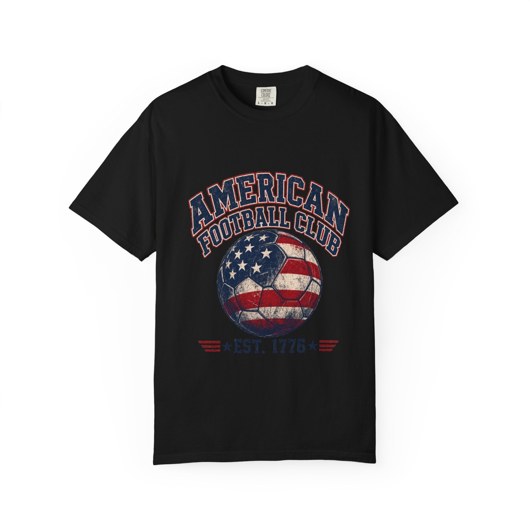 American Pride Vintage Soccer Varsity T-Shirt