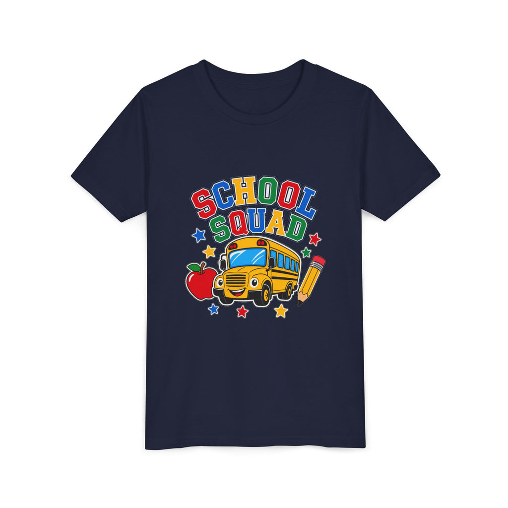 School Squad Shirt for Kids – Back to School Bus Youth Tee