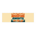 Retro Adventure Awaits Mountains Bumper Sticker